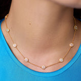 Windsor Delicate Station Necklace, Pave Cubic Zirconia