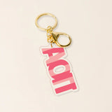 Sorority Stripes Acrylic Keychain