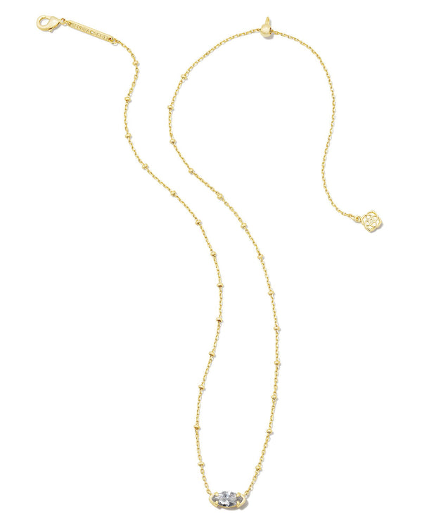 Genevieve Gold Satellite Short Pendant Necklace