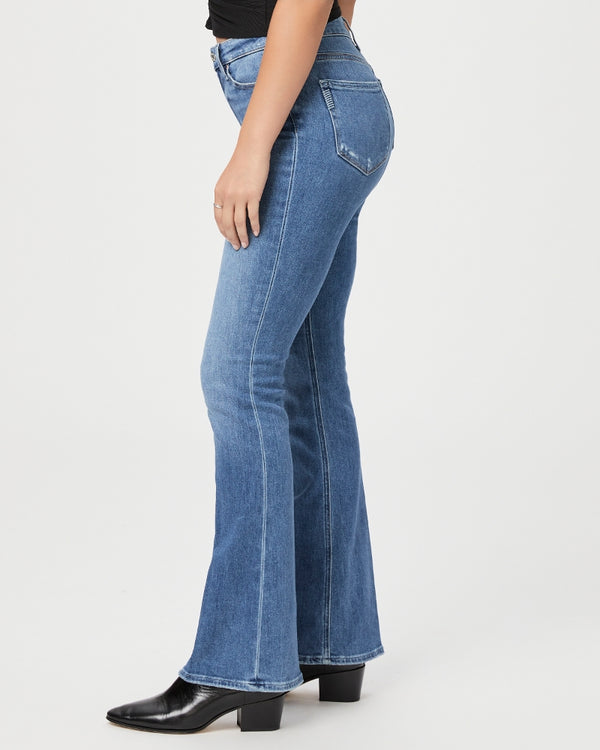 High Rise Laurel Canyon Flare Jeans, Rock Show Distressed