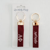 Sorority Embroidered Keychain