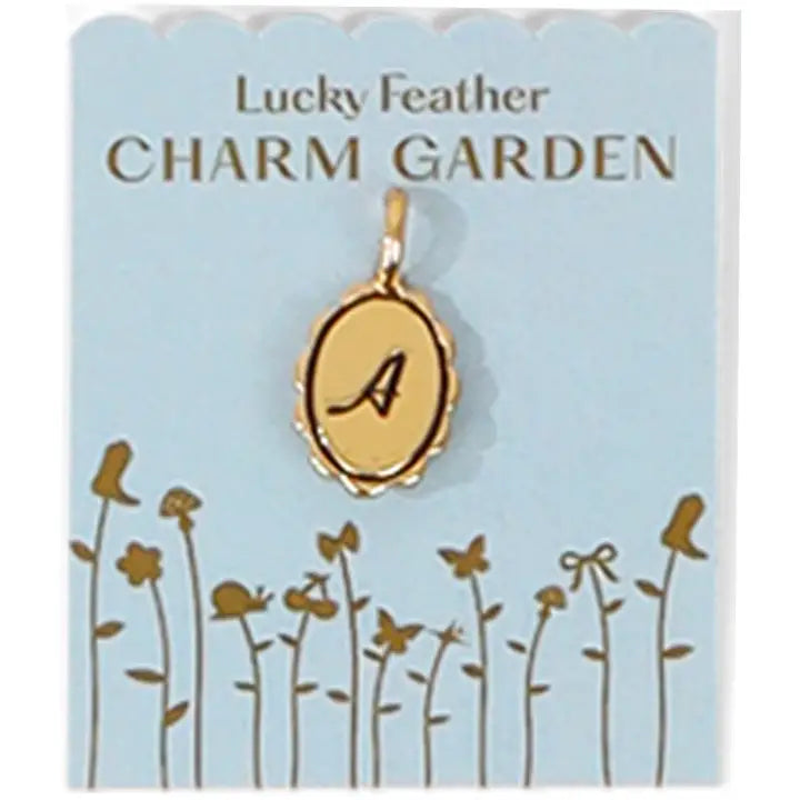 Charm Garden Scalloped Initial Charm