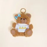 Sorority Teddy Bear Bag Charm