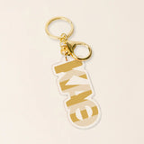 Sorority Stripes Acrylic Keychain