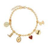 Charm Garden Bracelet Chain, Gold