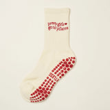 Pilates Girl Grip Sock, Red