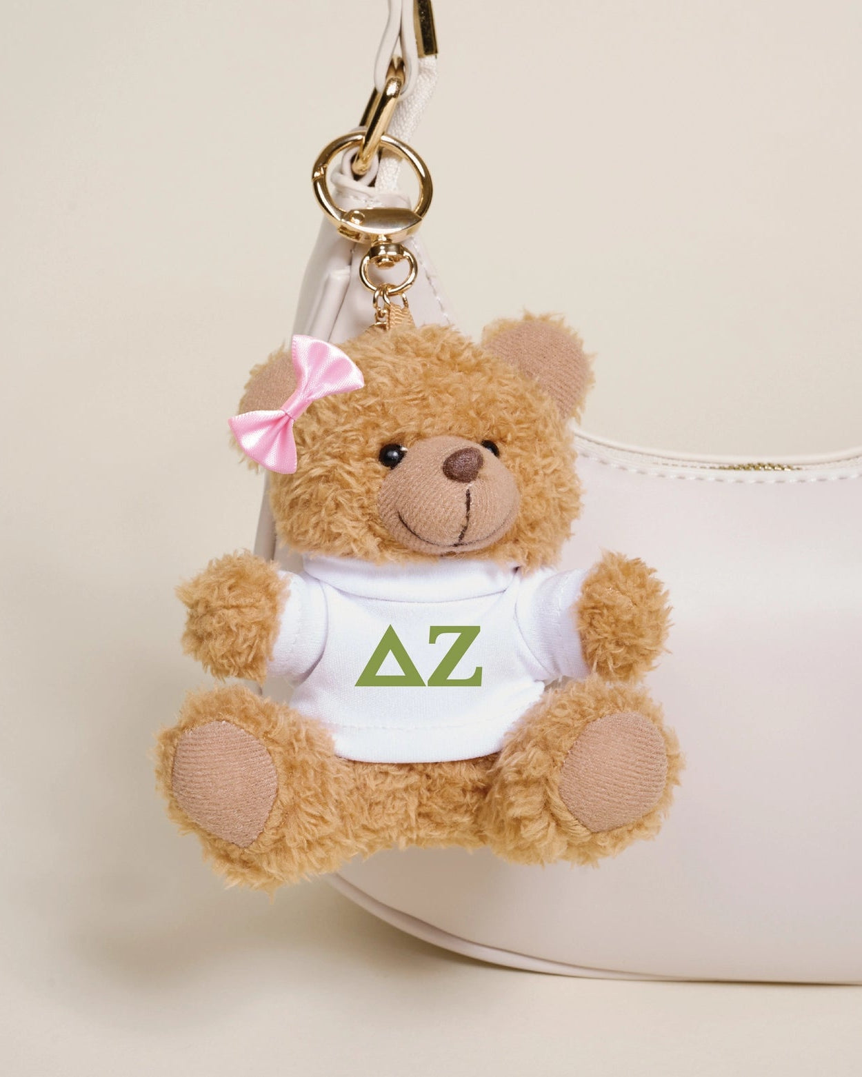 Sorority Teddy Bear Bag Charm