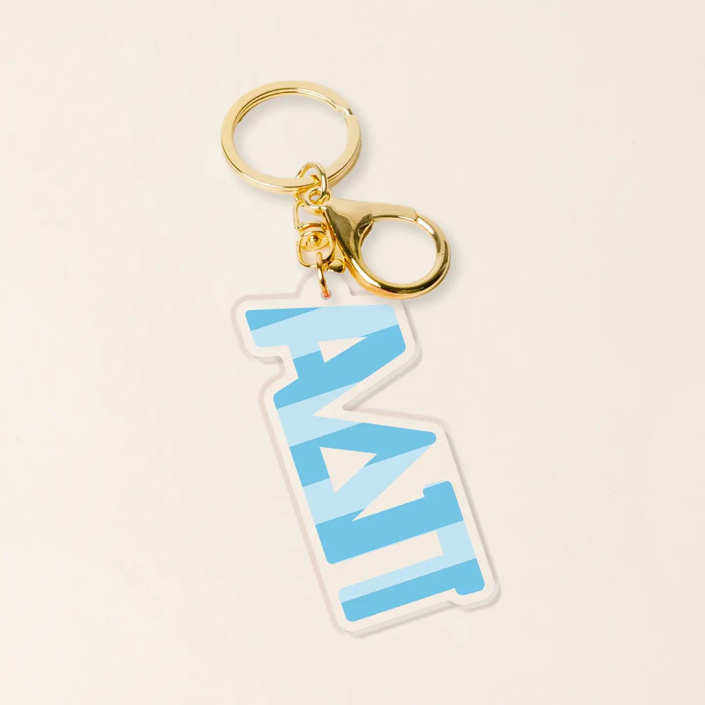 Sorority Stripes Acrylic Keychain