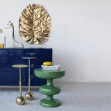 Enameled Metal Table, Green