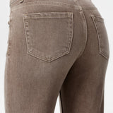 Briar Mid Rise Straight Leg Jeans, Coffee