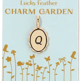 Charm Garden Scalloped Initial Charm