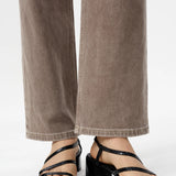 Briar Mid Rise Straight Leg Jeans, Coffee