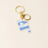 Sorority Stripes Acrylic Keychain
