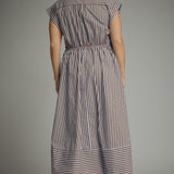 On My Radar Dress, Blue/Brown