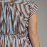 On My Radar Dress, Blue/Brown
