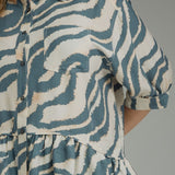 Wild About You Top, Dusty Blue