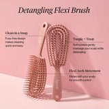 Detangling Flexi Brush, Terracotta