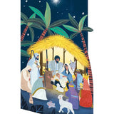 Nativity Lasercut Christmas Card