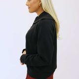 SPANX AirEssentials® Half Zip, Very Black