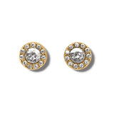 Illumina Solitaire Post Earrings, Gold
