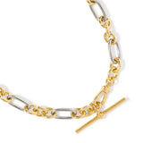 Embry Mixed Metal Link and Chain Necklace