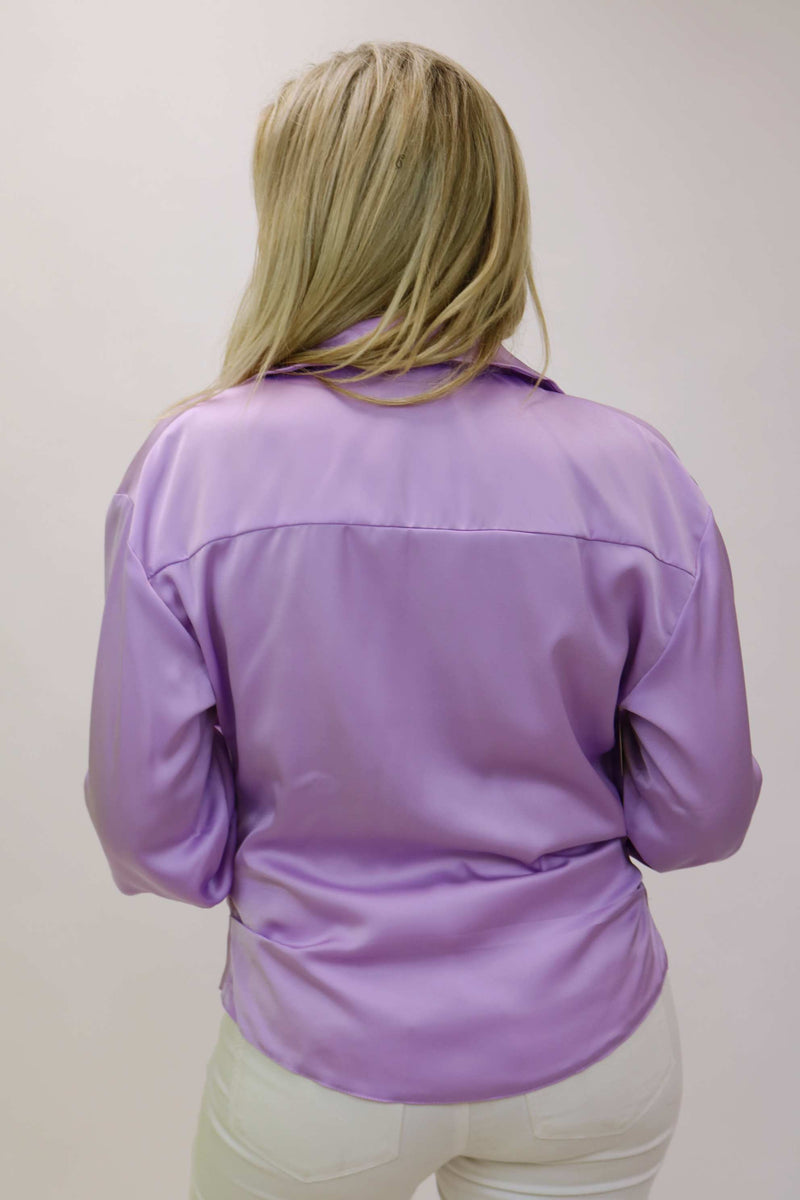 Grab the Chance Blouse, Lavender