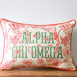 Custom Sorority Toile Pillow