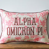 Custom Sorority Toile Pillow