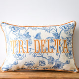 Custom Sorority Toile Pillow