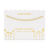 Charm Garden, Gold Paperclip Chain (18-20 in)