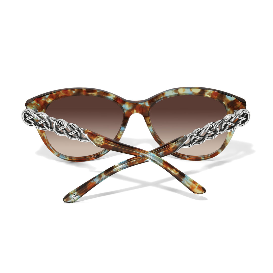 Interlok Braid Sunglasses, Blue Havana