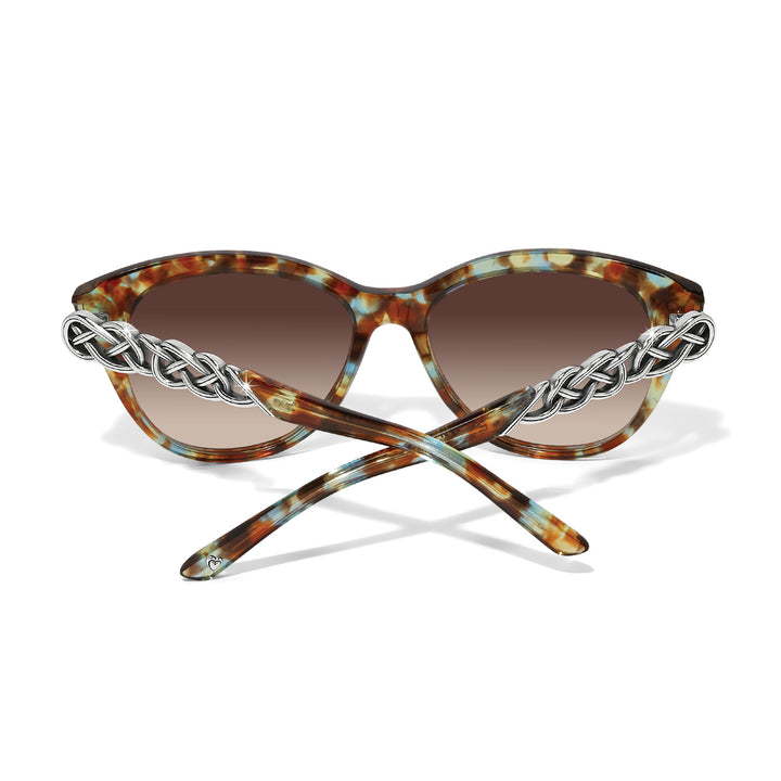 Interlok Braid Sunglasses, Blue Havana