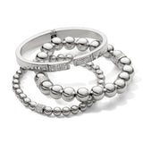 Meridian Stretch Bracelet, Silver