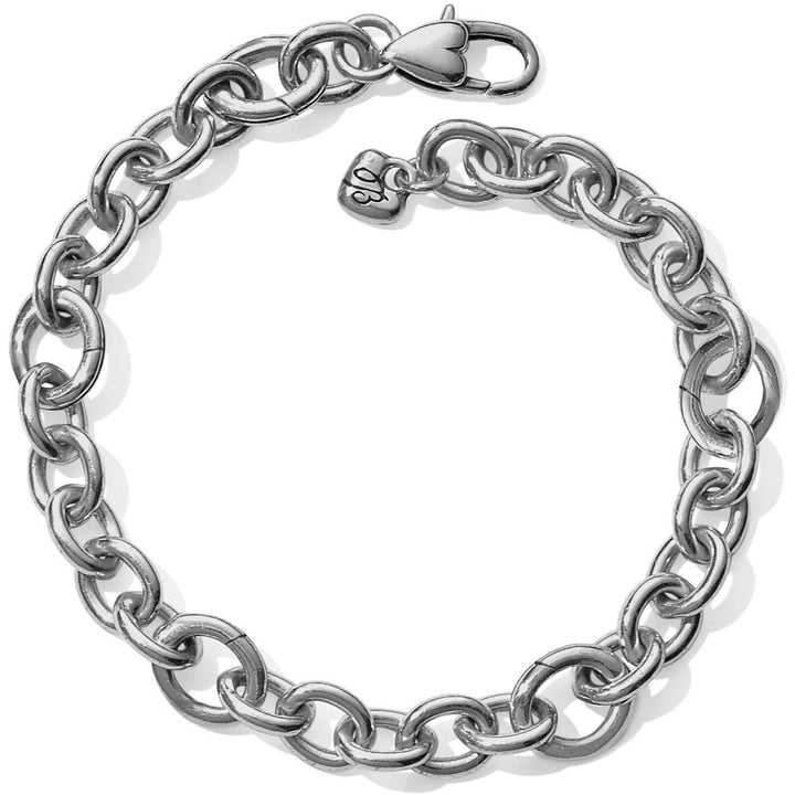 Luxe Link Charm Bracelet, Silver