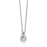Nile Mini Pendant Necklace, Silver