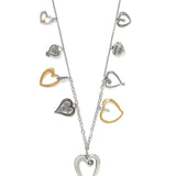 One Heart Large Long Necklace