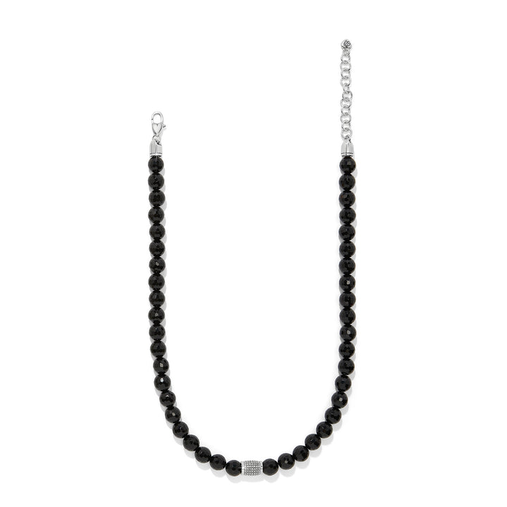 Meridian Solis Bead Necklace, Black