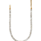 Meridian Solis Bead Necklace, Cream