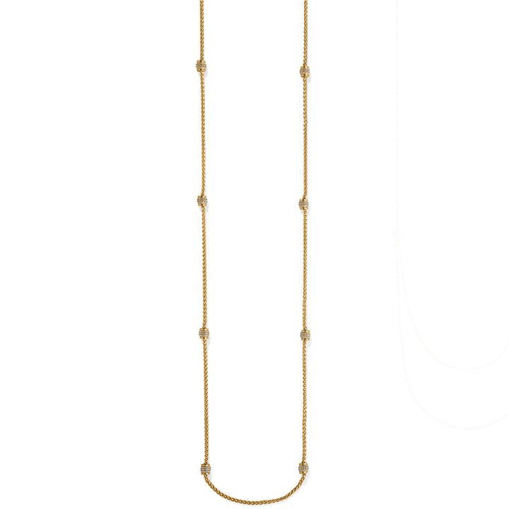 Meridian Petite Long Necklace, Gold