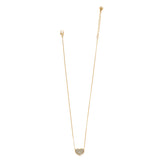 Illumina Celeste Heart Bold Necklace, Gold