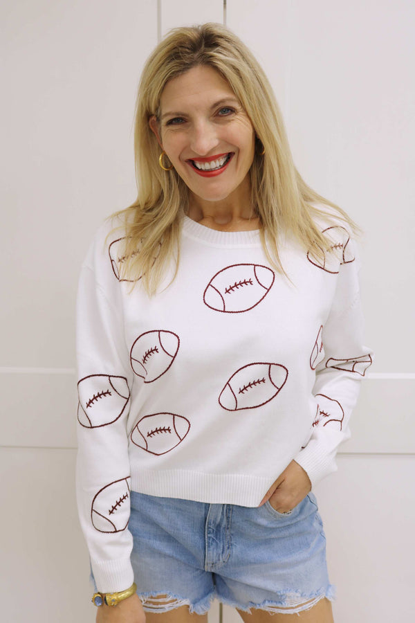 Maroon Football Sweater