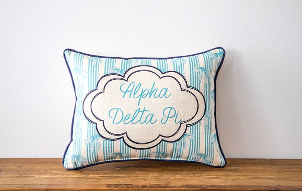 Custom Sorority Bow Pillow