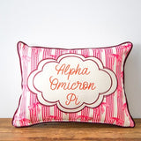 Custom Sorority Bow Pillow
