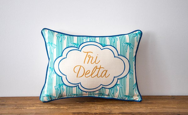 Custom Sorority Bow Pillow