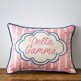 Custom Sorority Bow Pillow