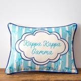 Custom Sorority Bow Pillow