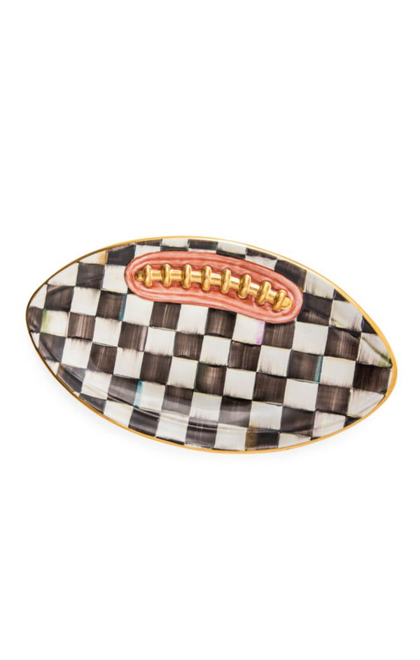 Courtly Check Football Platter