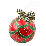 Cozy Christmas Capiz Jumbo Ball Ornament