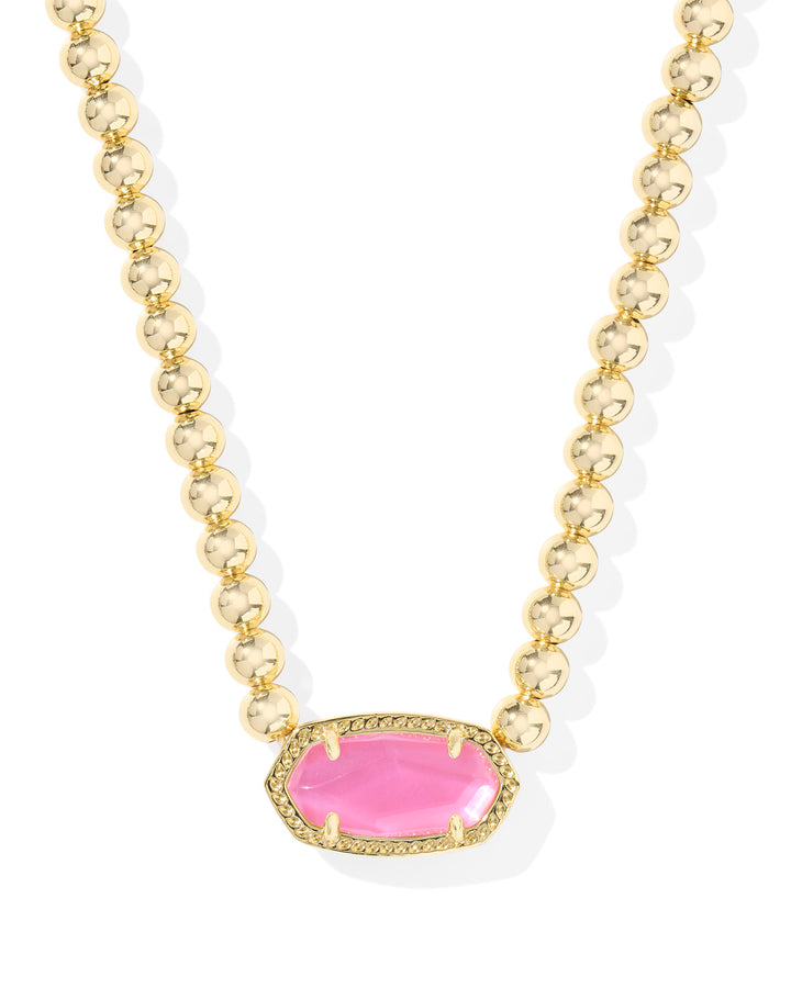 Elisa Beaded Gold Necklace, Azalea Illusion