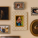 Mocha Check 5" x 7" Frame